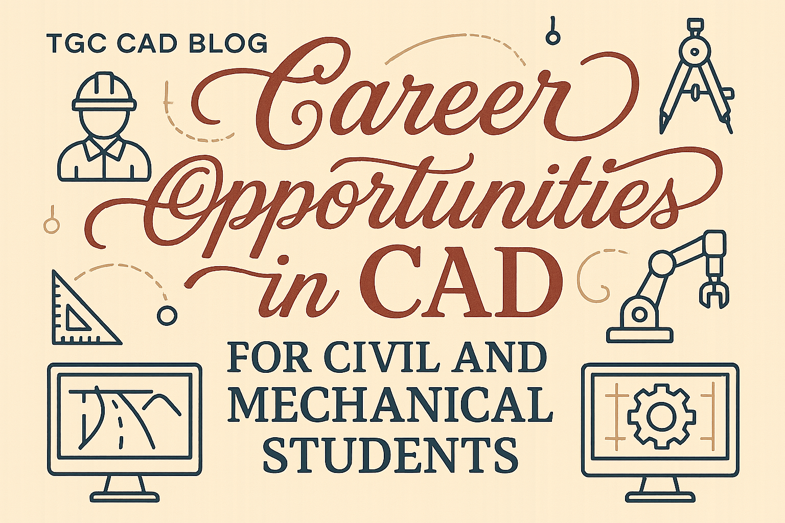 Career Opportunities in CAD for Civil and Mechanical students